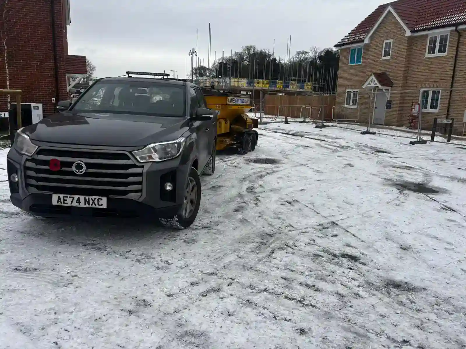 Winter Majestic Garden Services on Site