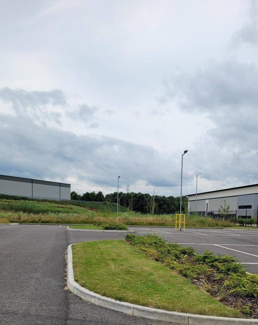 Commercial grounds maintenance at an industrial estate