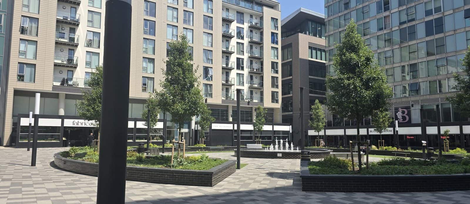 Commercial planting scheme across a managed estate